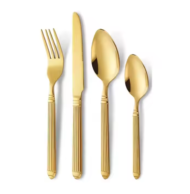 Stainless steel cutlery knives forks and spoons