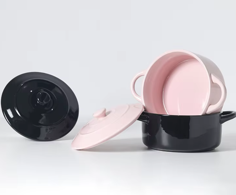 Clay pot heat retention kitchenware microwave safe soup ceramic cooking pot casserole cookware