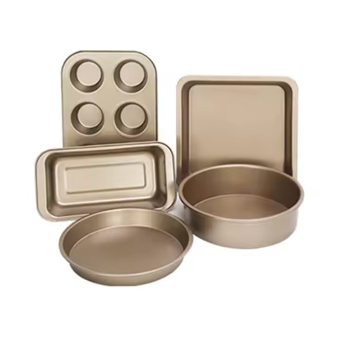 Custom Multiple Sizes Kitchen Bake Pan Wholesale Custom Carbon Steel Bakeware Set Cake Tray Baking Pan Non Stick Bakeware Set