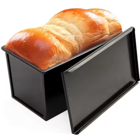 Bakeware Nonstick Coating For Bakery Carbon Steel Cake Decorator Cast Iron Bread Baking Mold Loaf Pan With Lid