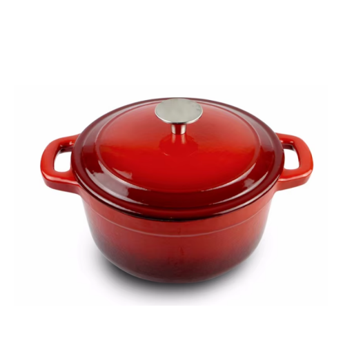 Custom non stick cookware set cast iron ceramic pot with lid enamel pots cookware sets