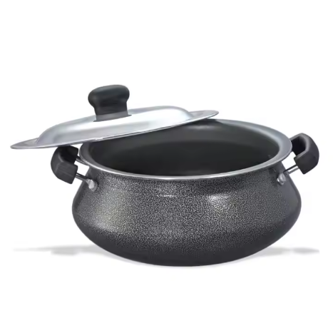 Aluminium Saucepan Food Pot With Dual Handle Household Cooking Pots With Lid for Making Sauces Reheating Soups Milk Cooking