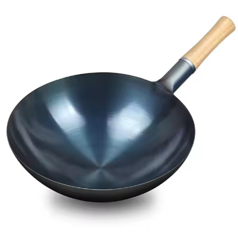 Commercial Chinese traditional wok Carbon Steel wok Nonstick Cooking Wok