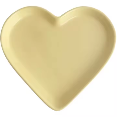 Factory Direct Sell Ins Heart Shape Macaron Color Cute Love Ceramic Dessert Salad Plate Small Dipping Sauce Dish