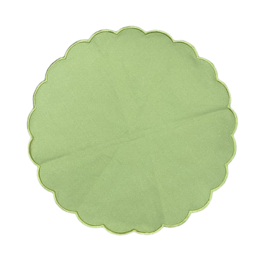 Washed Organic Luxury French Flax Fabric Scalloped 100% Linen Napkins for Wedding Personalised Custom Cloth Napkins Linen Cotton