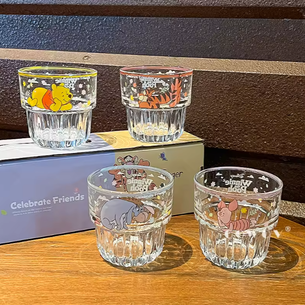 Cartoon Glass Cup Personal Coffee Milk Cup