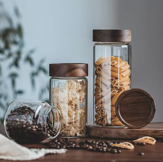 High Borosilicate Glass Storage Jar