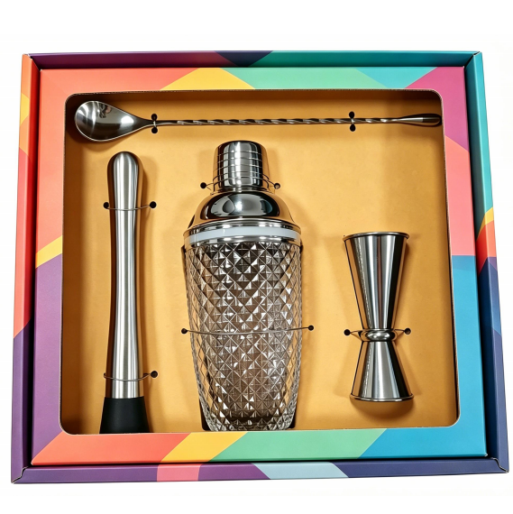Glass snow cup shaker household